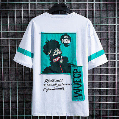 Lühikeste varrukatega O-kaelusega meeste T-särk