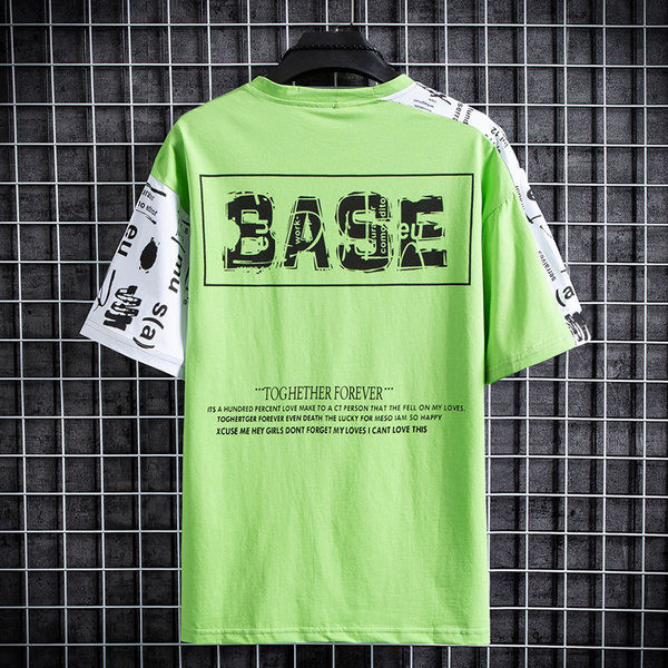 Lühikeste varrukatega O-kaelusega meeste T-särk