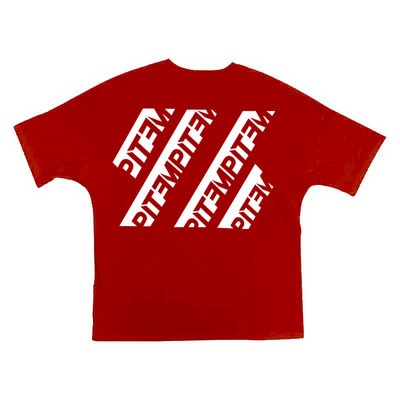 Βαμβακερό μπλουζάκι με τύπωμα για σπορ και καθημερινή ζωή