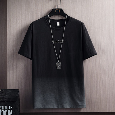 Ανδρικό μπλουζάκι σε ιριδίζοντα χρώματα και κοντά μανίκια