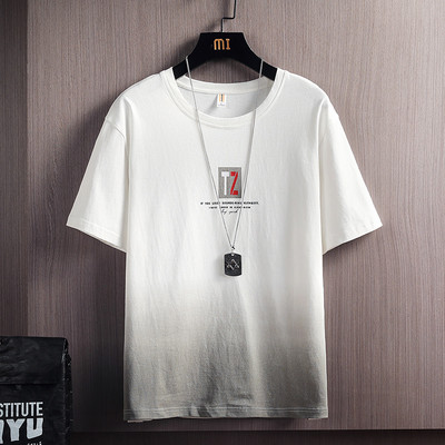 Ανδρικό μπλουζάκι σε ιριδίζοντα χρώματα και κοντά μανίκια