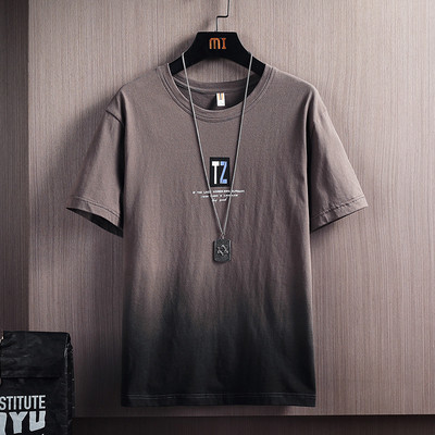 Ανδρικό μπλουζάκι σε ιριδίζοντα χρώματα και κοντά μανίκια