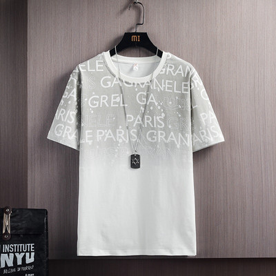 Casual meeste t-särk sillerdavates värvides ja rakenduses - 8XL