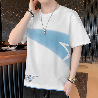 Vabaaja meeste suvine lühikeste varrukatega T-särk