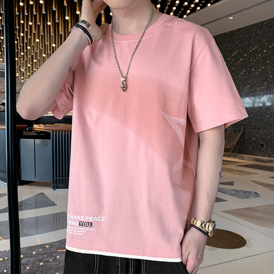 Vabaaja meeste suvine lühikeste varrukatega T-särk