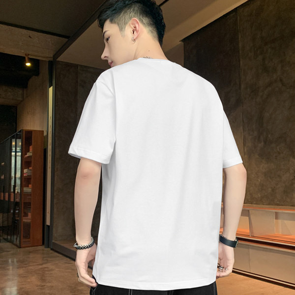 Meeste vabaaja t-särk 3/4 varrukate ja trükiga