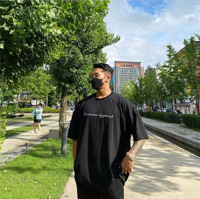 Lai puuvillane T-särk meestele