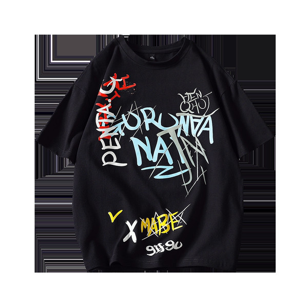 Meeste T-särk kirjade ja 3/4 varrukatega