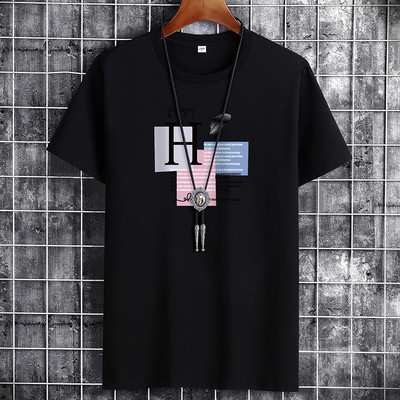 Ανδρικό καλοκαιρινό μπλουζάκι με έγχρωμη εκτύπωση