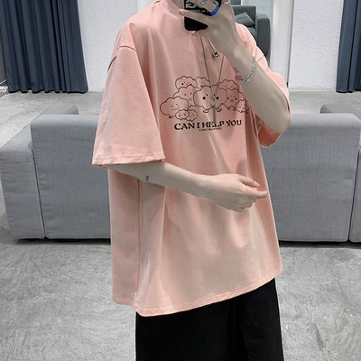 Puuvillane lai aplikatsiooniga T-särk meestele