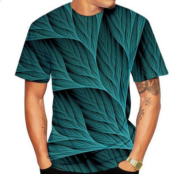 Ανδρικό μπλουζάκι νέου μοντέλου με κοντά μανίκια και οβάλ λαιμόκοψη - σε διάφορα χρώματα