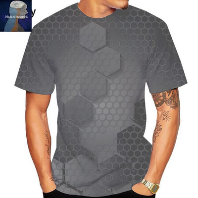 Uue mudeli lühikeste varrukate ja ovaalse kaelusega meeste T-särk - mitmes värvitoonis