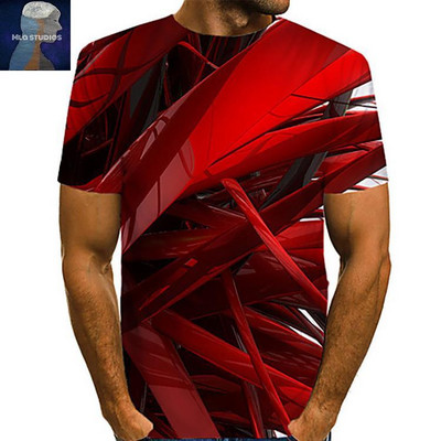 Uue mudeli lühikeste varrukate ja ovaalse kaelusega meeste T-särk - mitmes värvitoonis