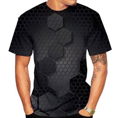 Uue mudeli lühikeste varrukate ja ovaalse kaelusega meeste T-särk - mitmes värvitoonis