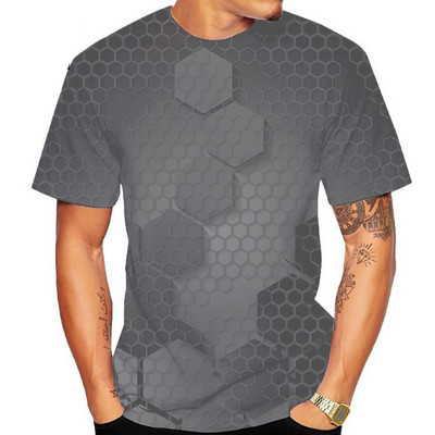 Uue mudeli lühikeste varrukate ja ovaalse kaelusega meeste T-särk - mitmes värvitoonis