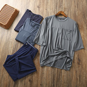 Sportlik vabaaja taskuga meeste T-särk