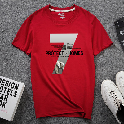 Uue mudeli lühikeste varrukate ja aplikatsiooniga vabaaja T-särk