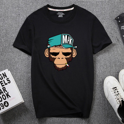 Ανδρικά μπλουζάκια με κοντά μανίκια και έγχρωμες εκτυπώσεις