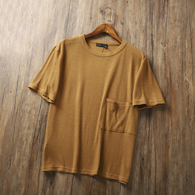 Ümara kaelusega vabaaja meeste T-särk