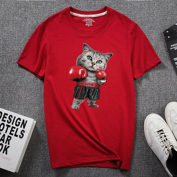 Casual meeste t-särk kassiaplikatsiooni ja 3/4 varrukatega