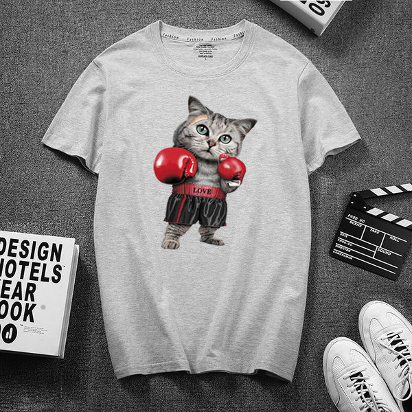 Casual meeste t-särk kassiaplikatsiooni ja 3/4 varrukatega