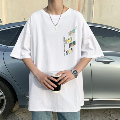 Μεγάλο καλοκαιρινό μπλουζάκι με 3/4 μανίκια και απλικέ