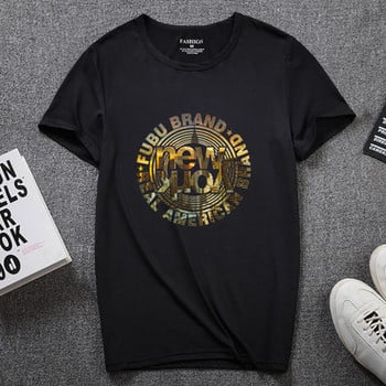 Νέο μοντέλο T-shirt με κοντά μανίκια και οβάλ λαιμόκοψη