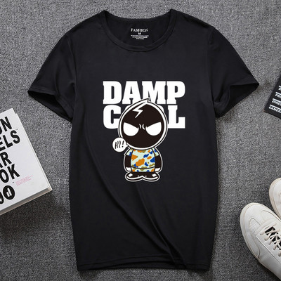 Νέο μοντέλο T-shirt με κοντά μανίκια και οβάλ λαιμόκοψη