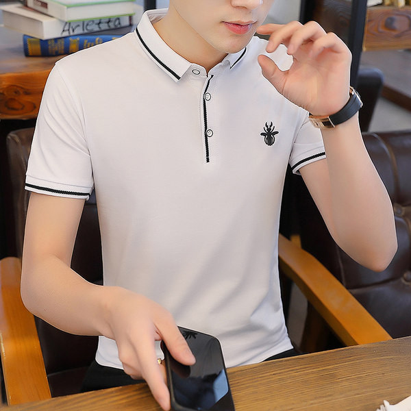 Moodne klassikalise krae ja nööpidega meeste pluus – mitut värvi