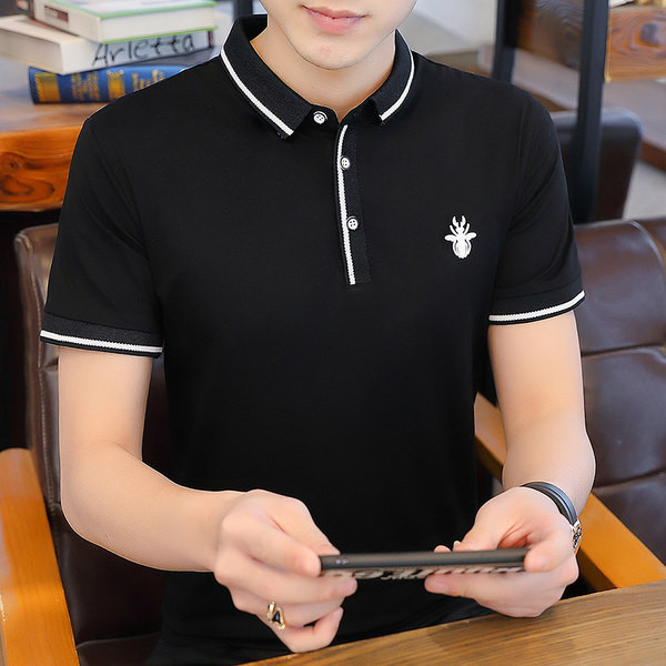 Moodne klassikalise krae ja nööpidega meeste pluus – mitut värvi