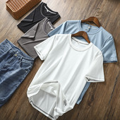 Ανδρικό μπλουζάκι casual με κοντά μανίκια - απλό μοντέλο