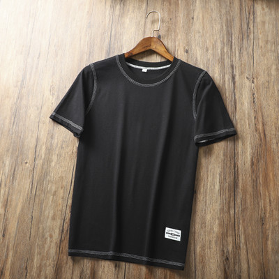 Ανδρικό μπλουζάκι casual με κοντά μανίκια - απλό μοντέλο