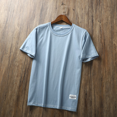 Ανδρικό μπλουζάκι casual με κοντά μανίκια - απλό μοντέλο