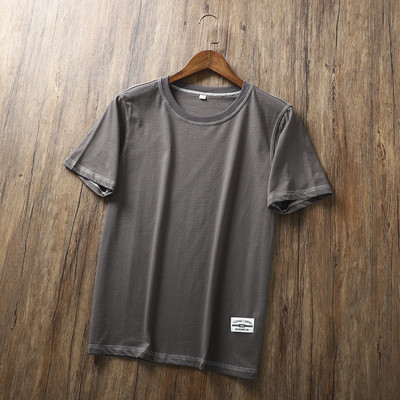 Ανδρικό μπλουζάκι casual με κοντά μανίκια - απλό μοντέλο