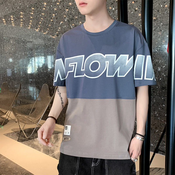 Ανδρικό μοντέρνο μπλουζάκι με επιγραφή