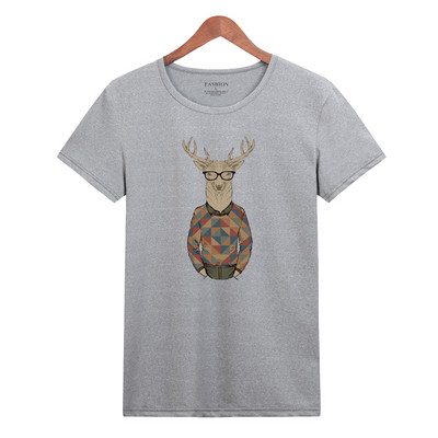 Ανδρικό μπλουζάκι με κοντό μανίκι και απλικέ