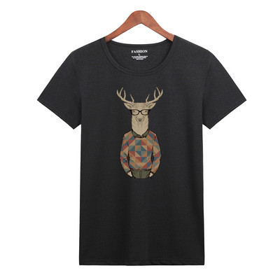 Ανδρικό μπλουζάκι με κοντό μανίκι και απλικέ