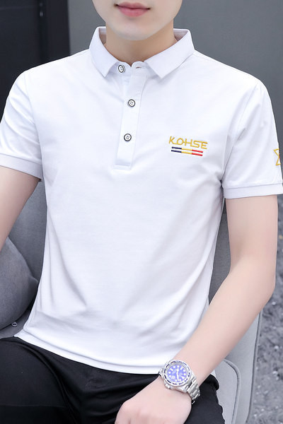 Moderna muška majica s vezom i gumbima u tri boje