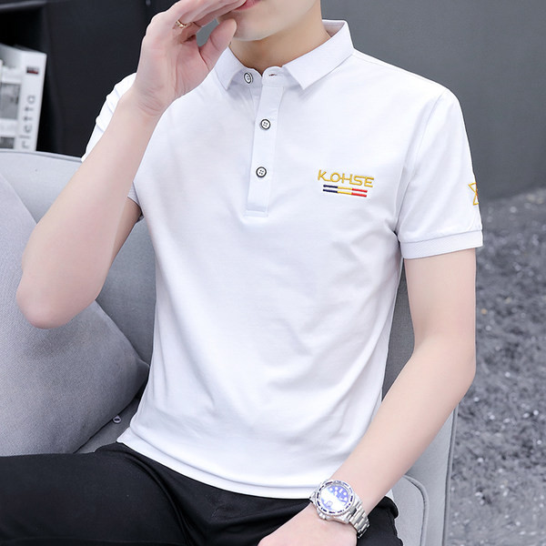 Moderna muška majica s vezom i gumbima u tri boje