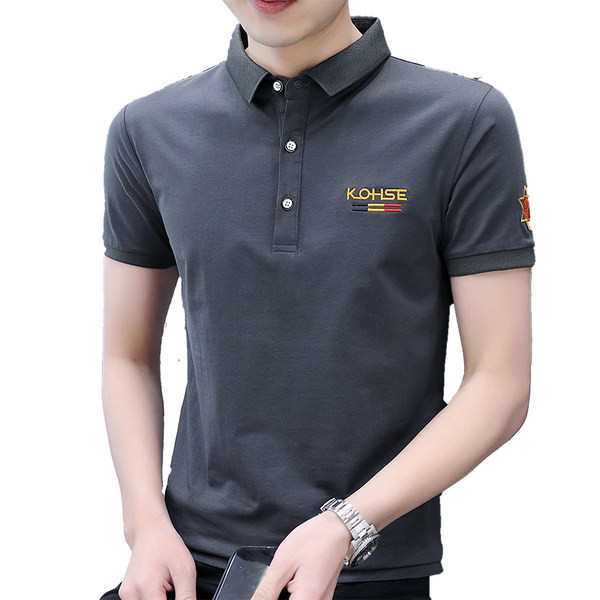 Moderna muška majica s vezom i gumbima u tri boje