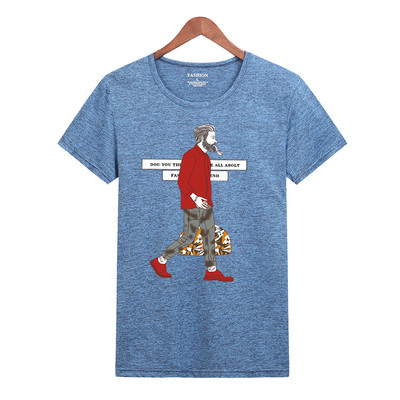 Ανδρικό μπλουζάκι νέου μοντέλου με κοντά μανίκια και απλικέ