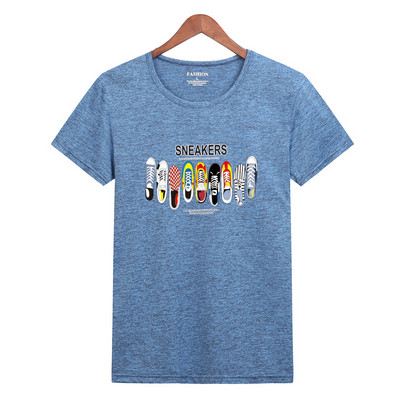 Ανδρικό μπλουζάκι νέου μοντέλου με κοντά μανίκια και απλικέ