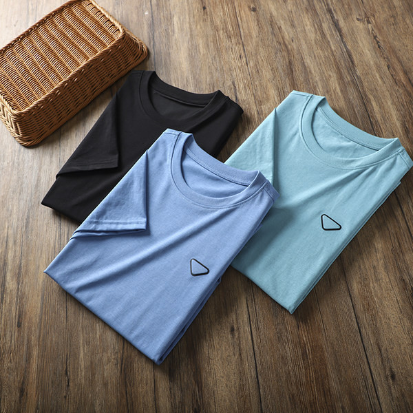 Ümara kaelusega ja lühikeste varrukatega vabaaja meeste T-särk