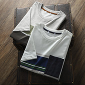 Meeste vabaaja lühikeste varrukatega T-särk