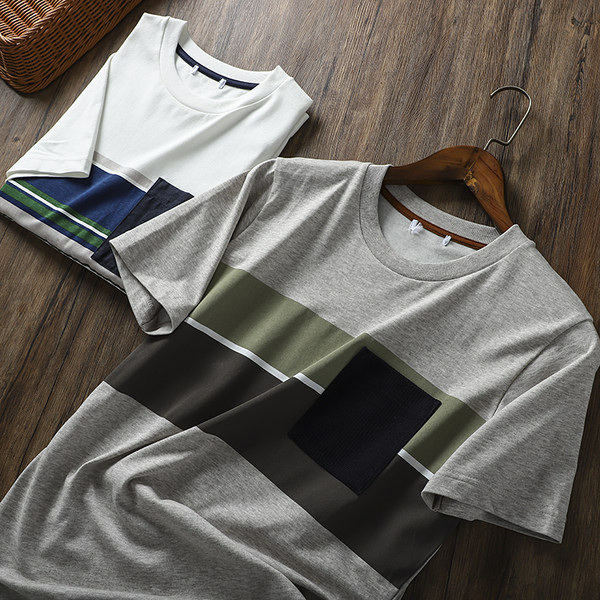 Meeste vabaaja lühikeste varrukatega T-särk