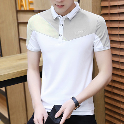 Klassikalise krae ja lühikeste varrukatega vabaaja meeste pluus - mitmes värvitoonis