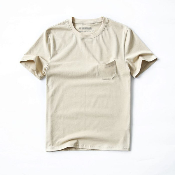 Tasku ja lühikeste varrukatega vabaaja laste T-särk