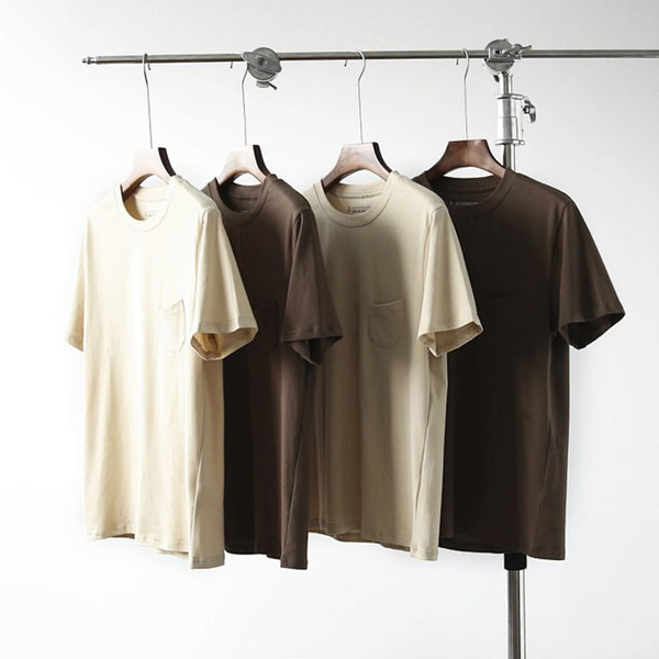 Tasku ja lühikeste varrukatega vabaaja laste T-särk