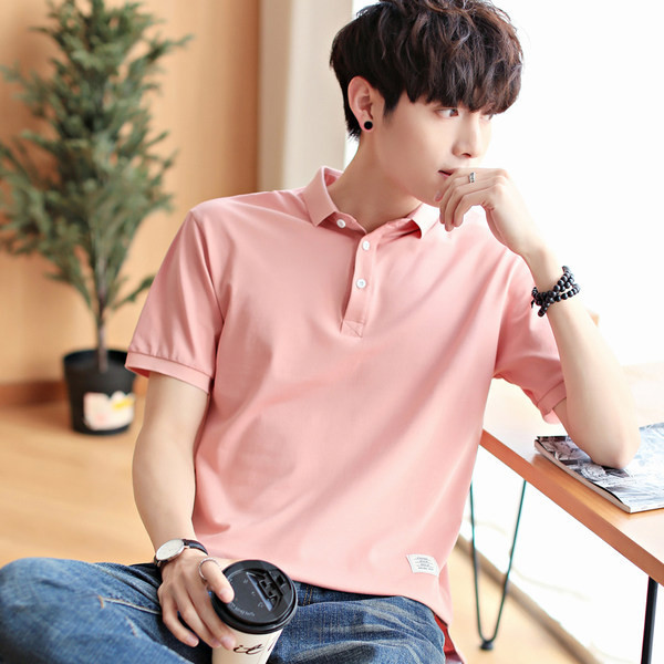 Moderna muška bluza sa kragnom i kratkim rukavima - više boja