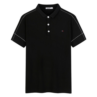 Ανδρικό μπλουζάκι με γιακά και κοντά μανίκια σε τέσσερα χρώματα